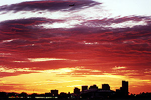 sunset over Phoenix