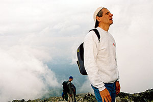 dad, approaching peak of Krivan