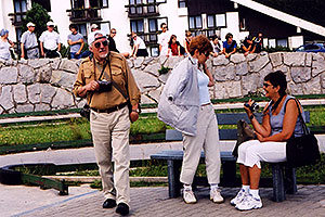 Miki, Vierka & mom  at Strbske Pleso