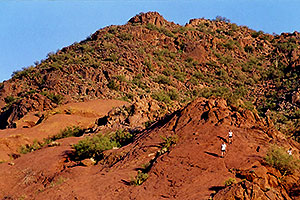 trail up Camelback Mountain