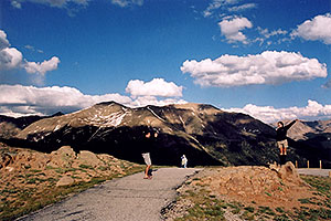 at the top of Independence Pass