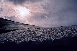 8ft tall  Mt Evans snowbanks