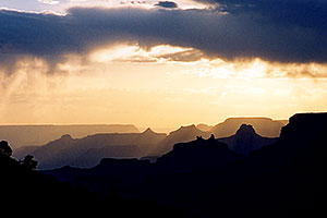 sunset in Grand Canyon