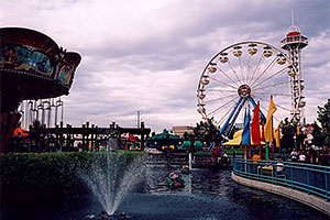 Ferris Wheel at Six Flags Amusement Park