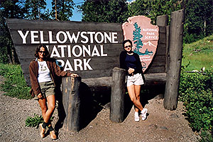 Yellowstone entrance from Cody, Wyoming