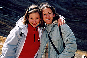 Aneta and Ola at Loveland Pass