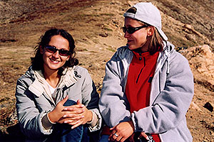 Ola and Aneta at Loveland Pass