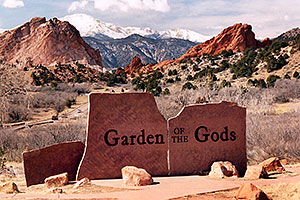 Garden of the Gods in Colorado Springs