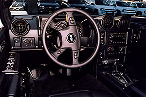 inside of a 2006 H2 Hummer