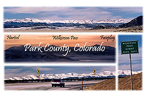 views from Wilkerson Pass towards Hartsel … Park County, Colorado