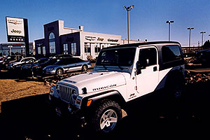 white 2006 Jeep Wrangler Rubicon Unlimited at Lithia Jeep in Centennial