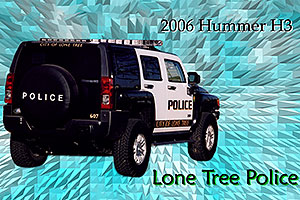 Police Hummers H3 in Lone Tree