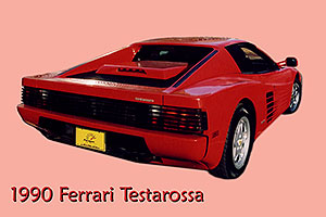 red 1990 Ferrari Testarossa at Paragon Motorcars