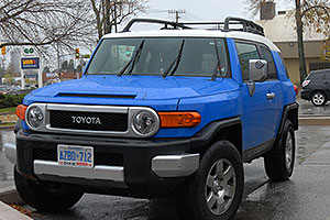 Blue 2007 Toyota FJ Cruiser
