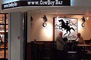 Cowboy Bar at in Concourse A at Denver airport