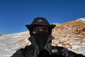 uphill in +10 F â€¦ east face of Loveland Pass