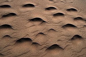 Patterns in the sand at Great Sand Dunes