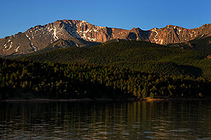 Pikes Peak in the morning