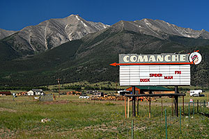 Comanche Cinema - images of Mt Princeton