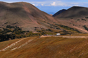 View of Gore Range Lookout (12,020 ft), along Trail Ridge Road