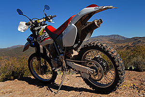 XR250 in Superstition Mountains