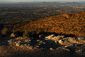 View North at Phoenix from South Mountain