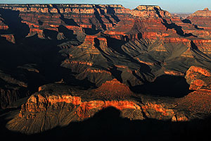 View from Yaki Point near South Kaibab Trail in Grand Canyon