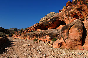Rock formation along Havasupai Trail