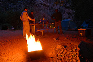 People at Supai Campground