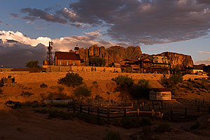 Sunset at Goldfields in Superstitions