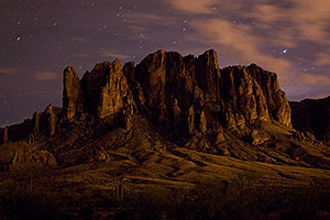 Stars over Superstition Mountain