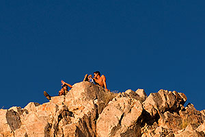 People at top of Squaw Peak