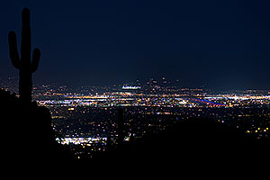 View from Squaw Peak north-east at Phoenix