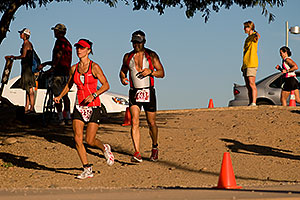 09:10:38 into the race - Marathon Run at Arizona Ironman 2008