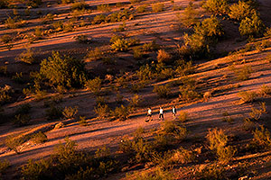 Hikers in Papago Park