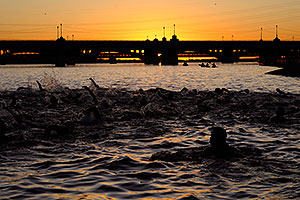 00:00:05 at start of the race - Splash and Dash Fall #2, Oct 8, 2009 at Tempe Town Lake