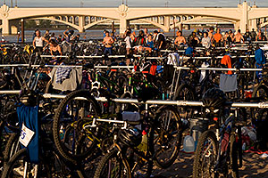 20 minutes before the race - PBR Offroad Triathlon, Oct 11, 2009 at Tempe Town Lake