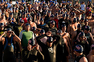 8 minutes before the race - PBR Offroad Triathlon, Oct 11, 2009 at Tempe Town Lake