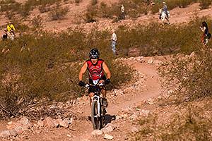 01:00:58 mountain bikers - PBR Offroad Triathlon, Oct 11, 2009 at Tempe Town Lake