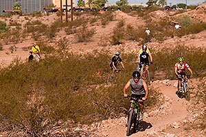 01:01:08 mountain bikers - PBR Offroad Triathlon, Oct 11, 2009 at Tempe Town Lake