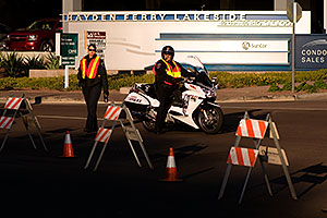 01:07:42 Police support on a 112 mile bike course - Ironman Arizona 2009