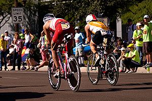 05:15:12 #1 passing #1789 and about to finish the bike stage - Ironman Arizona 2009