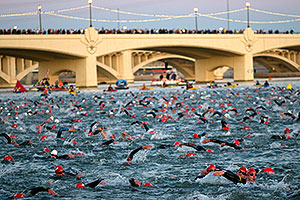 00:03:18 2,300 swimmers on a 2.4 mile swimming course - Ironman Arizona 2009