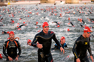 00:04:17 2,300 swimmers on a 2.4 mile swimming course - Ironman Arizona 2009