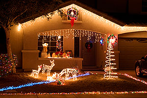 Christmas decorations in Chandler