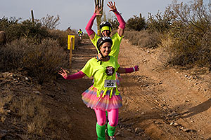 Couple in skirts at Muddy Buddy Race 2009 â€¦