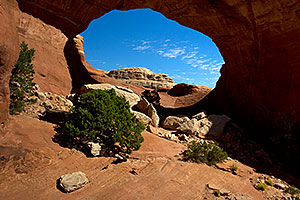 Broken Arch in Arches National Park