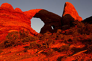 Turret Arch in Arches National Park