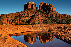 Cathedral Rock reflection in Sedona