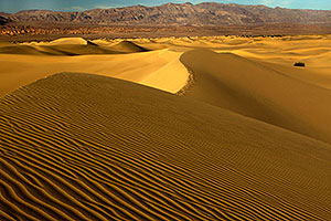 Sand Patterns at Mesquite Sand Dunes in Death Valley